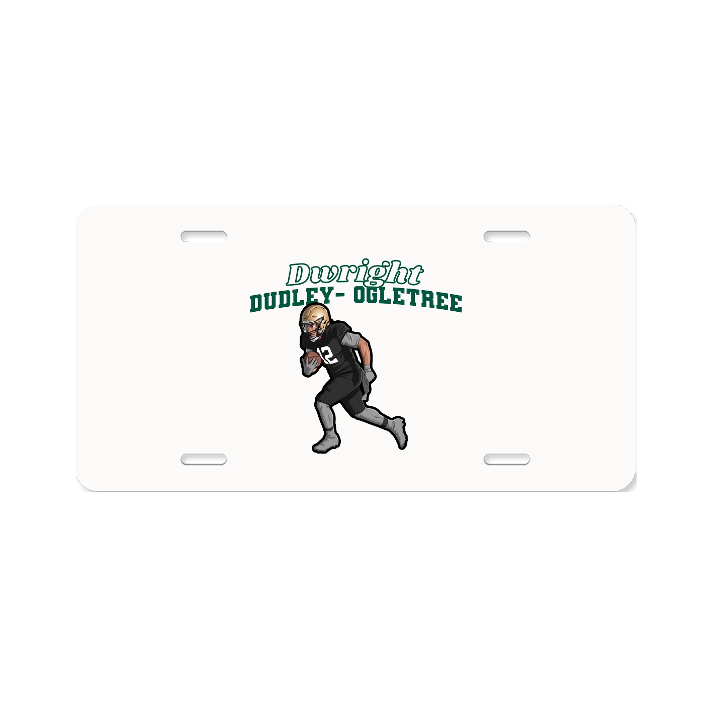 License Plate — Name Arch in Classic
