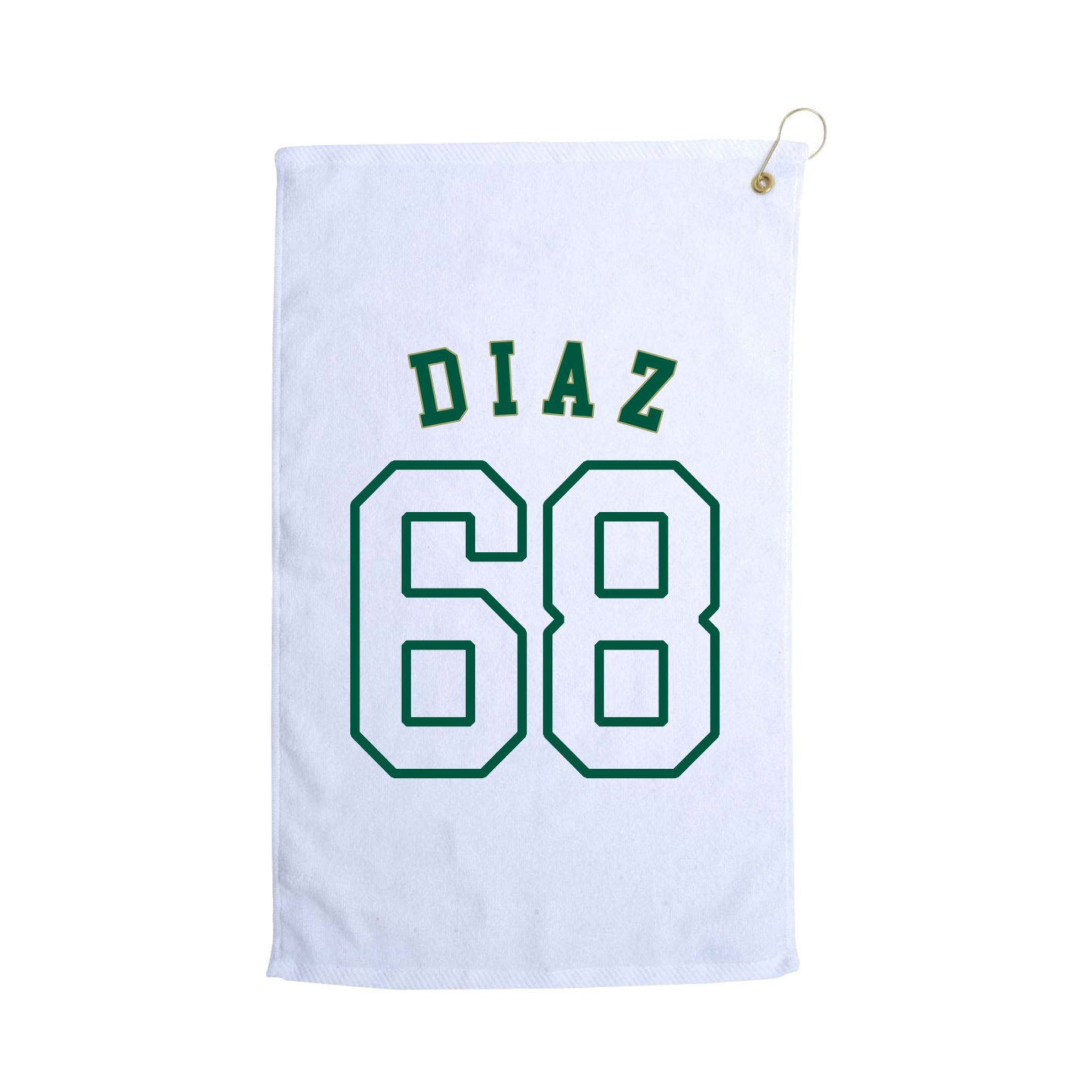 Golf Towel — Shirsey Arch in White