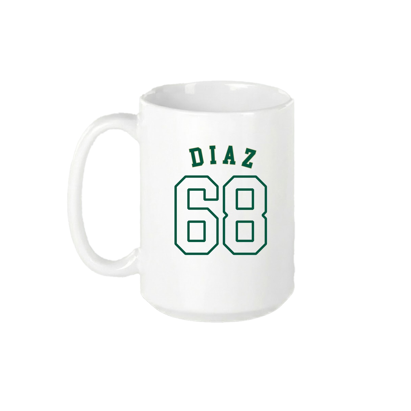 15oz Coffee Mug — Shirsey Arch in White