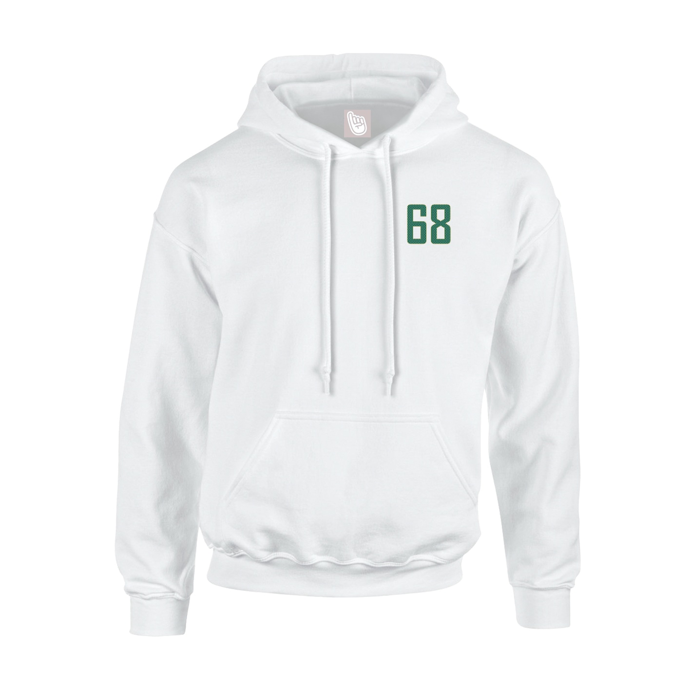Youth Hoodie — Front Shirsy in White