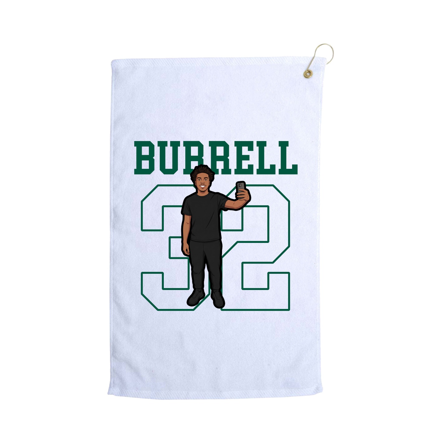 Terry Velour Golf Towel