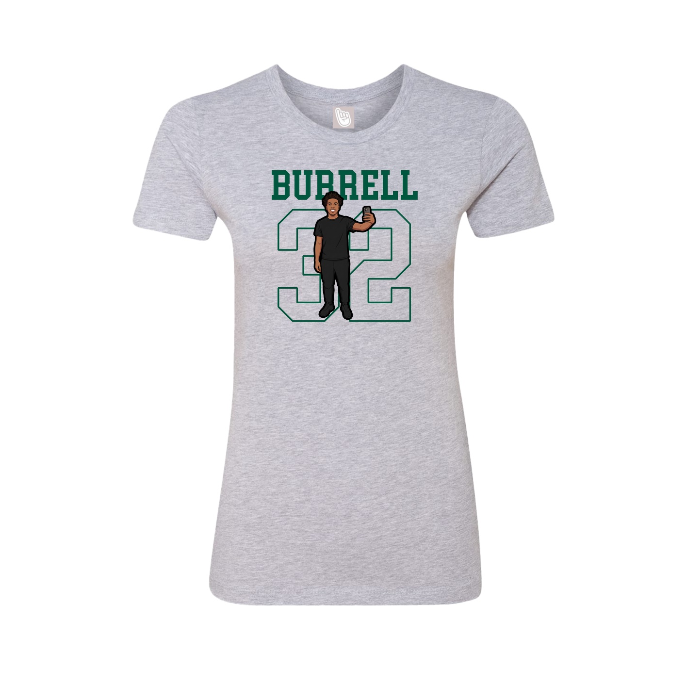 Fitted Women's Tee — Shirsey in Grey