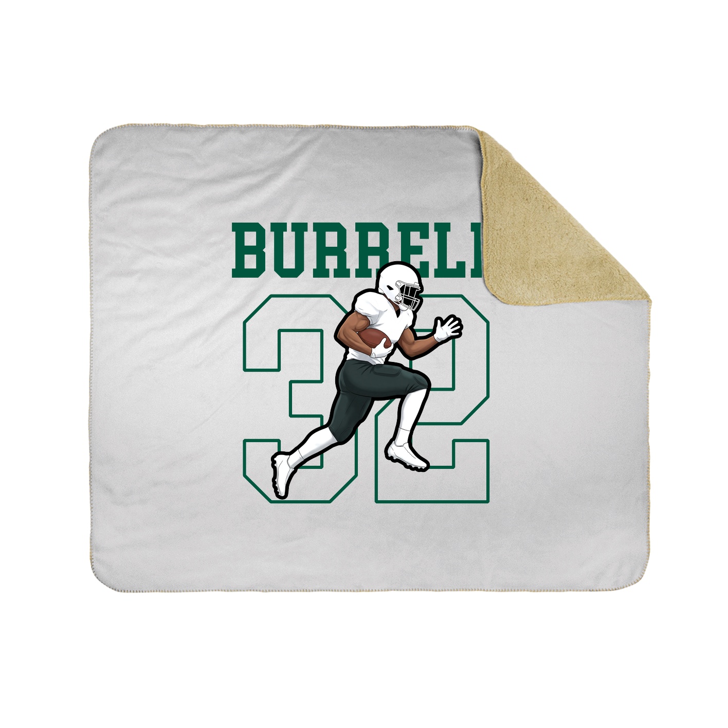 50x60 Sherpa Lined Throw Blanket