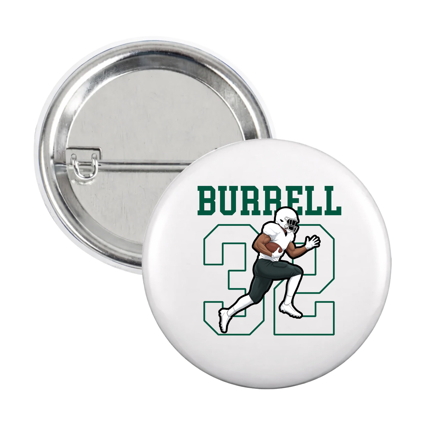 Game Day Button — Shirsey in White