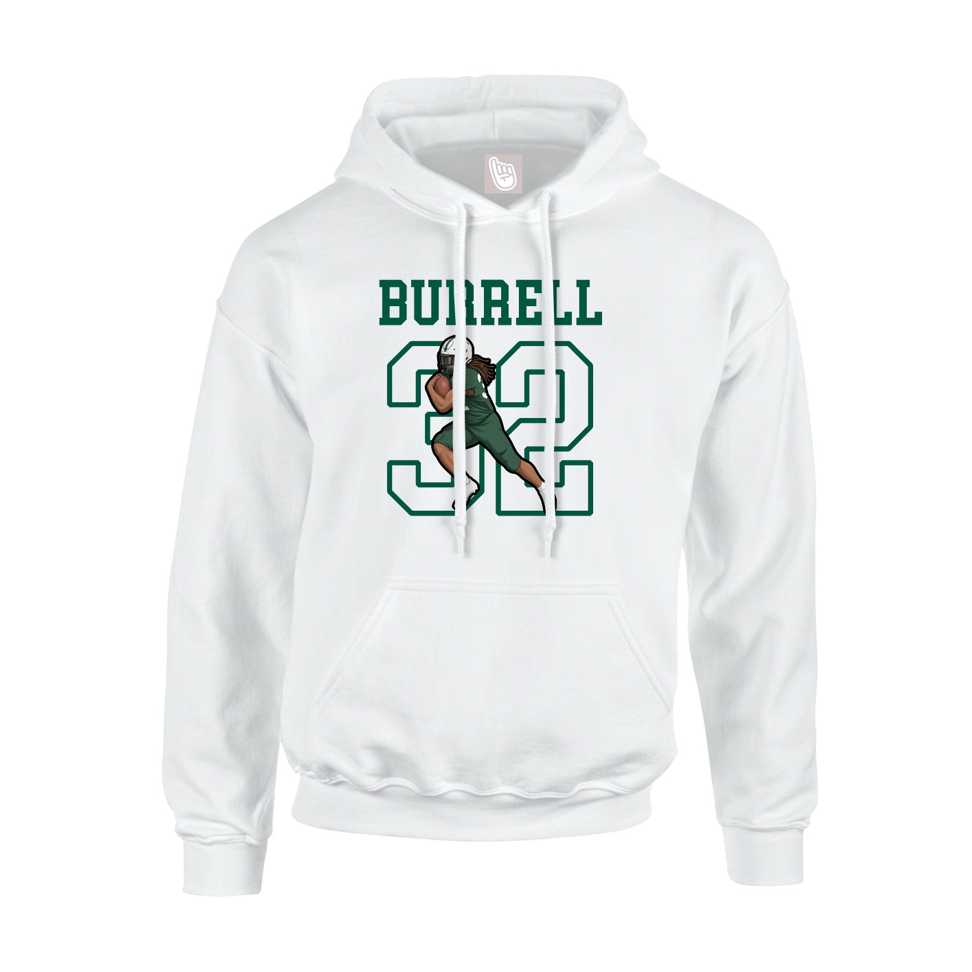 Hoodie — Shirsey in White