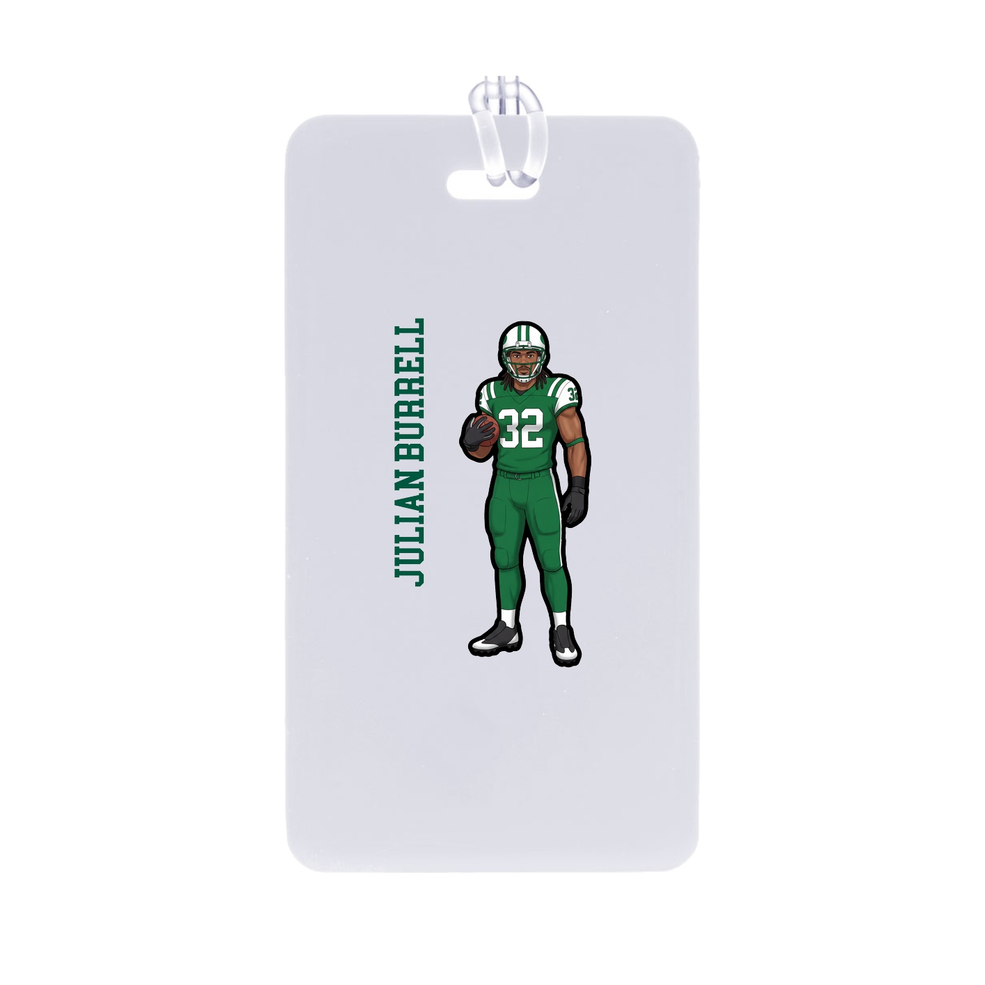 Bag Tag — Name Vertical in Classic