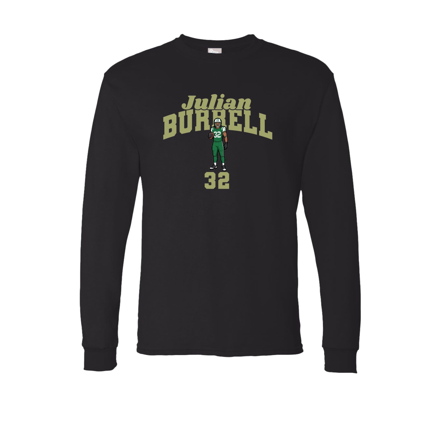 Long Sleeve Tee — Signature Arch in Black
