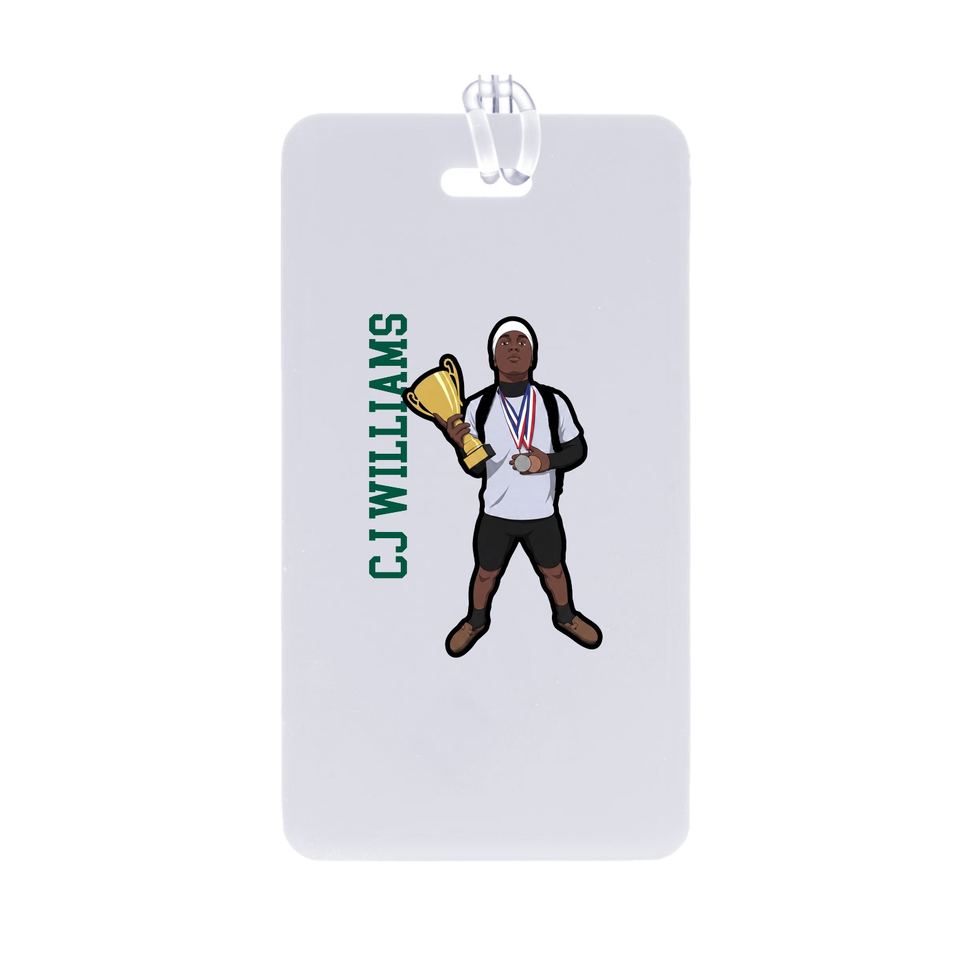 Bag Tag — Name Vertical in Classic