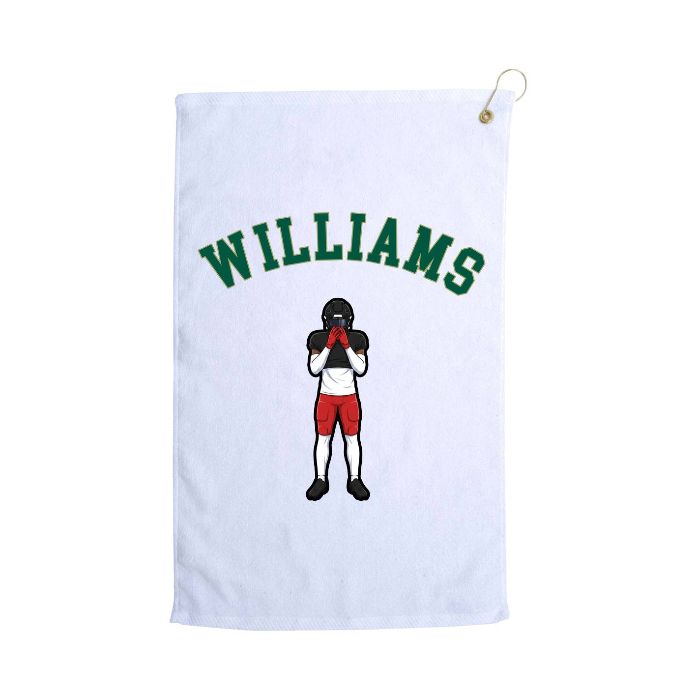 Golf Towel — Shirsey Arch in White