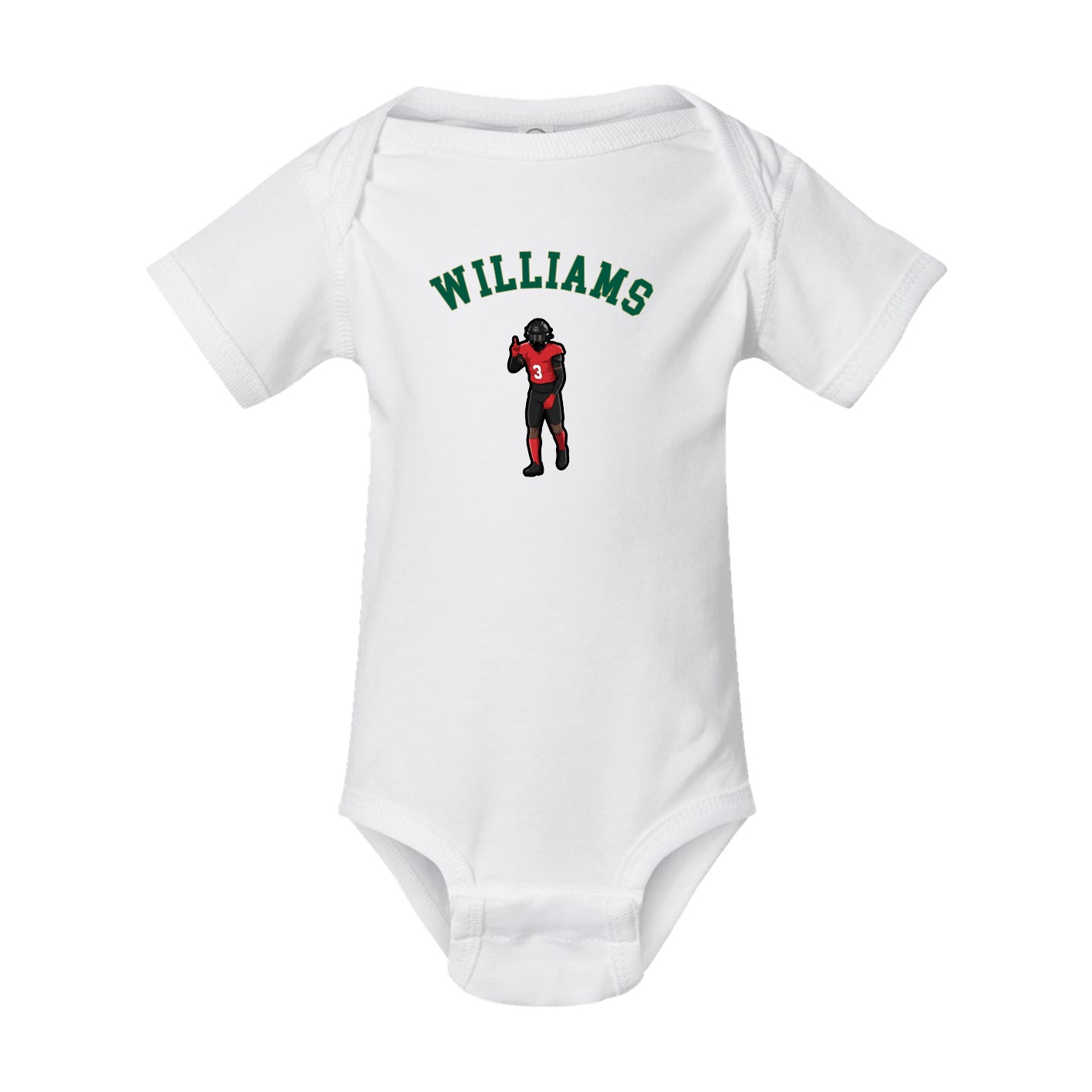 Baby Onesie — Shirsey Arch in White
