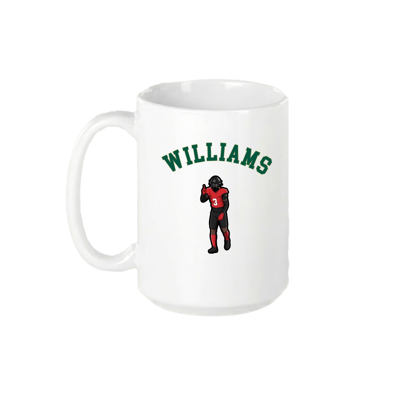 15oz Coffee Mug — Shirsey Arch in White