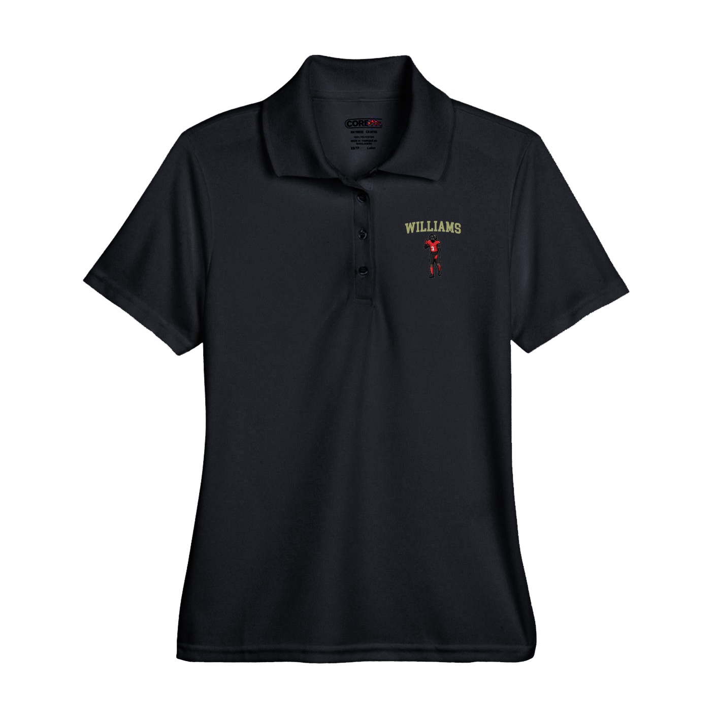 Performance Polo — Shirsey in Black