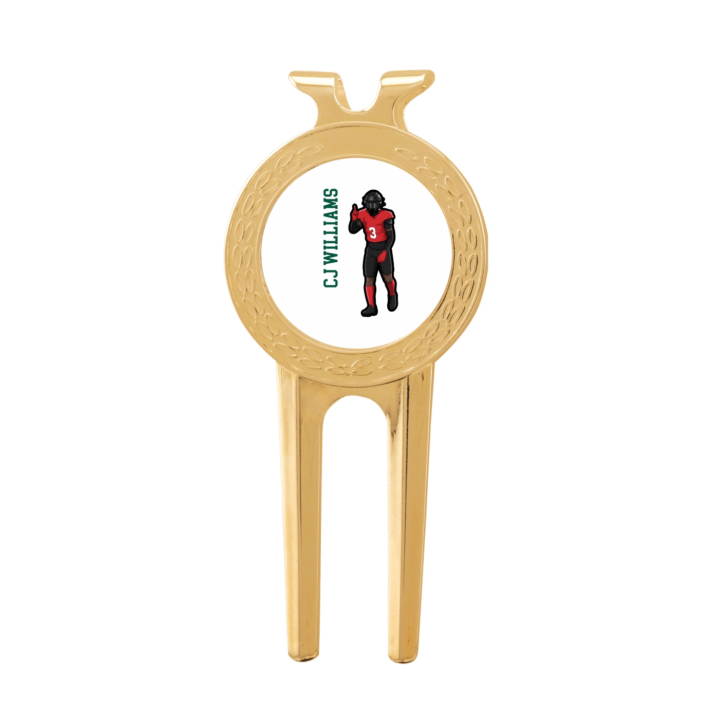 Divot Tool with Ball Marker — Name Vertical in Classic