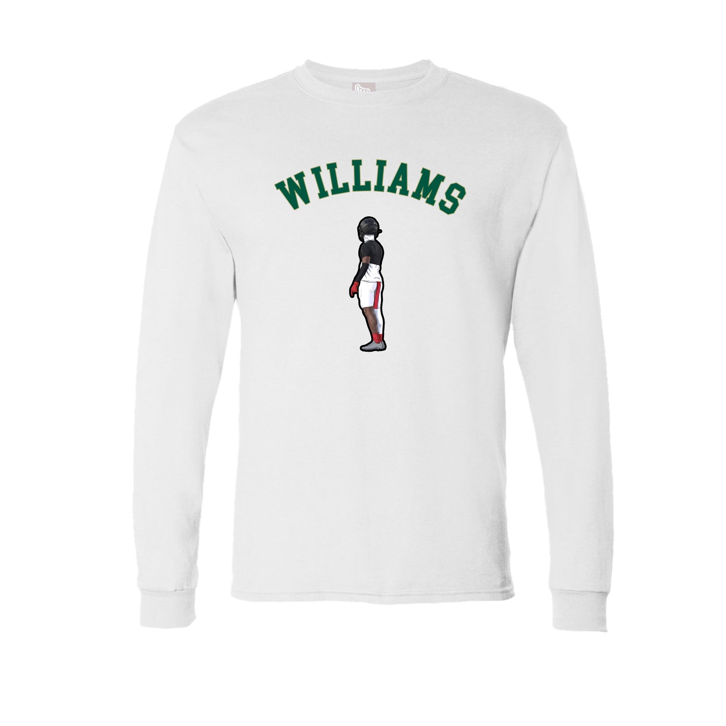Long Sleeve Tee — Shirsey Arch in White