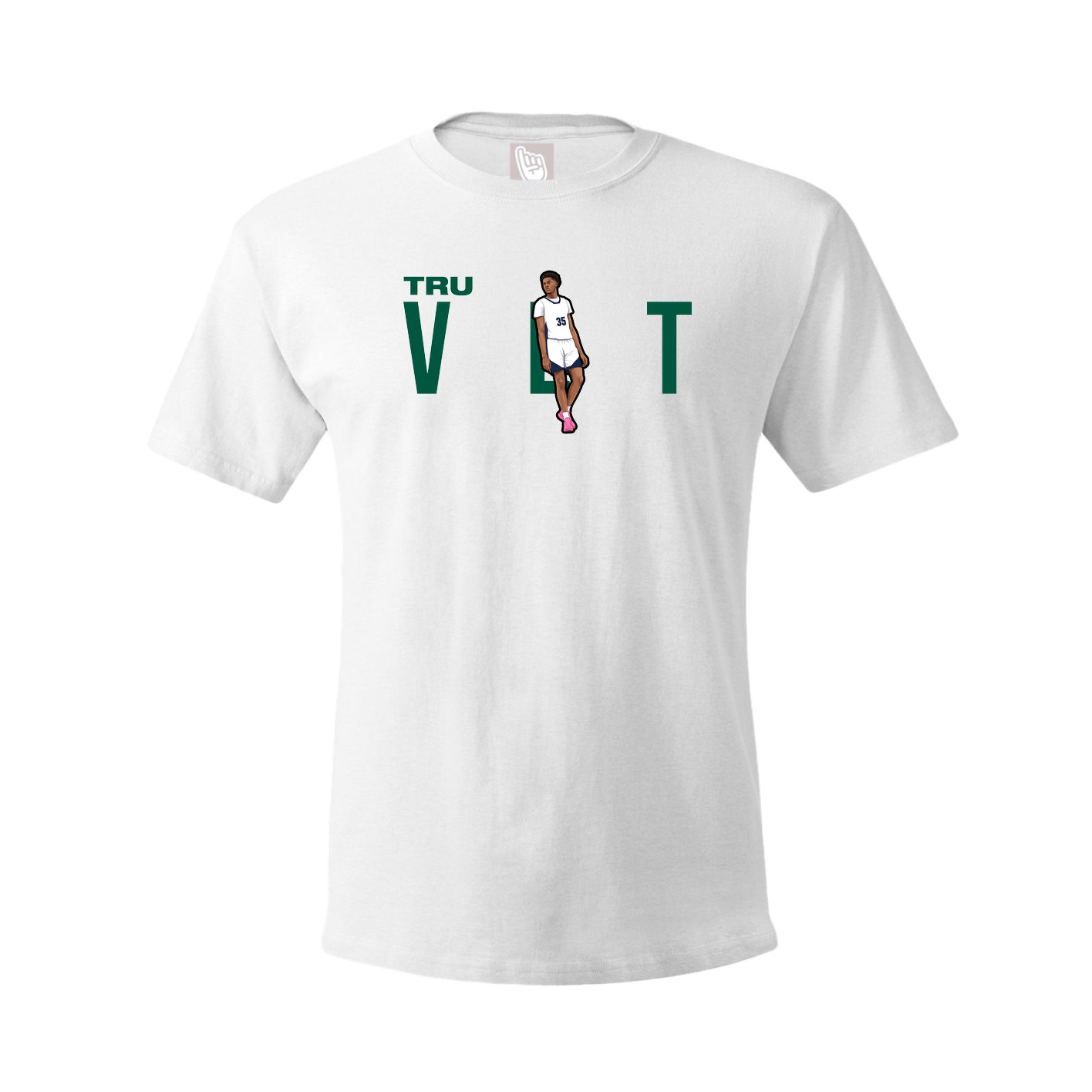 Youth Tee — Player Name in White
