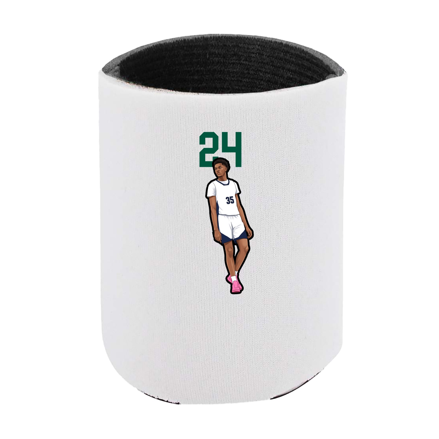 Can Holder — Number Top in White