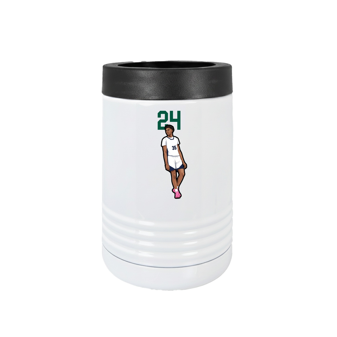 Beverage Holder — Number Top in White