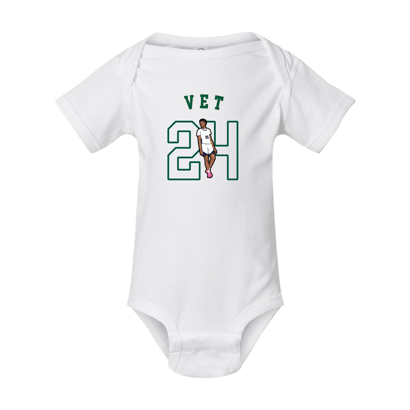 Baby Onesie — Shirsey Arch in White