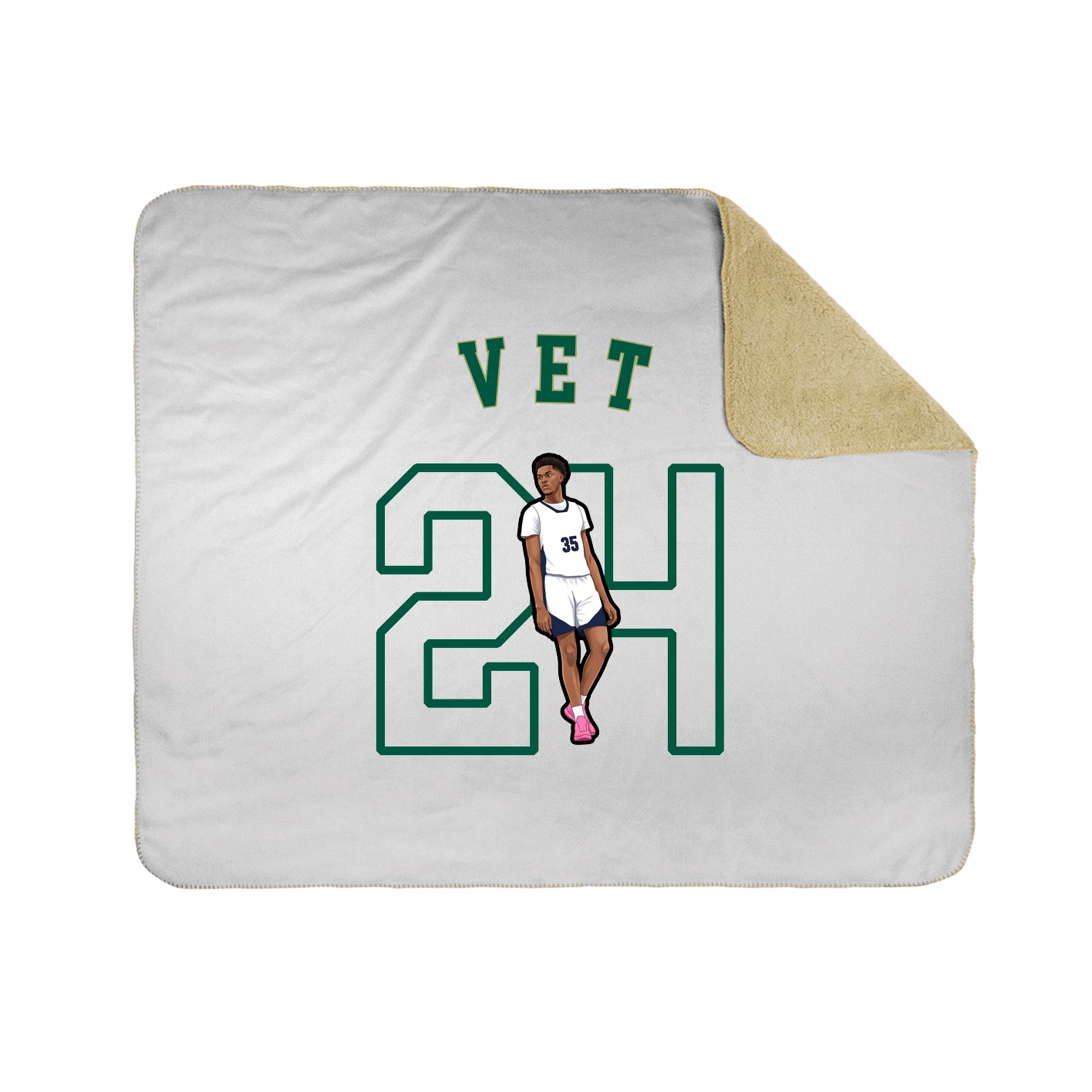 Throw Blanket — Shirsey Arch in White
