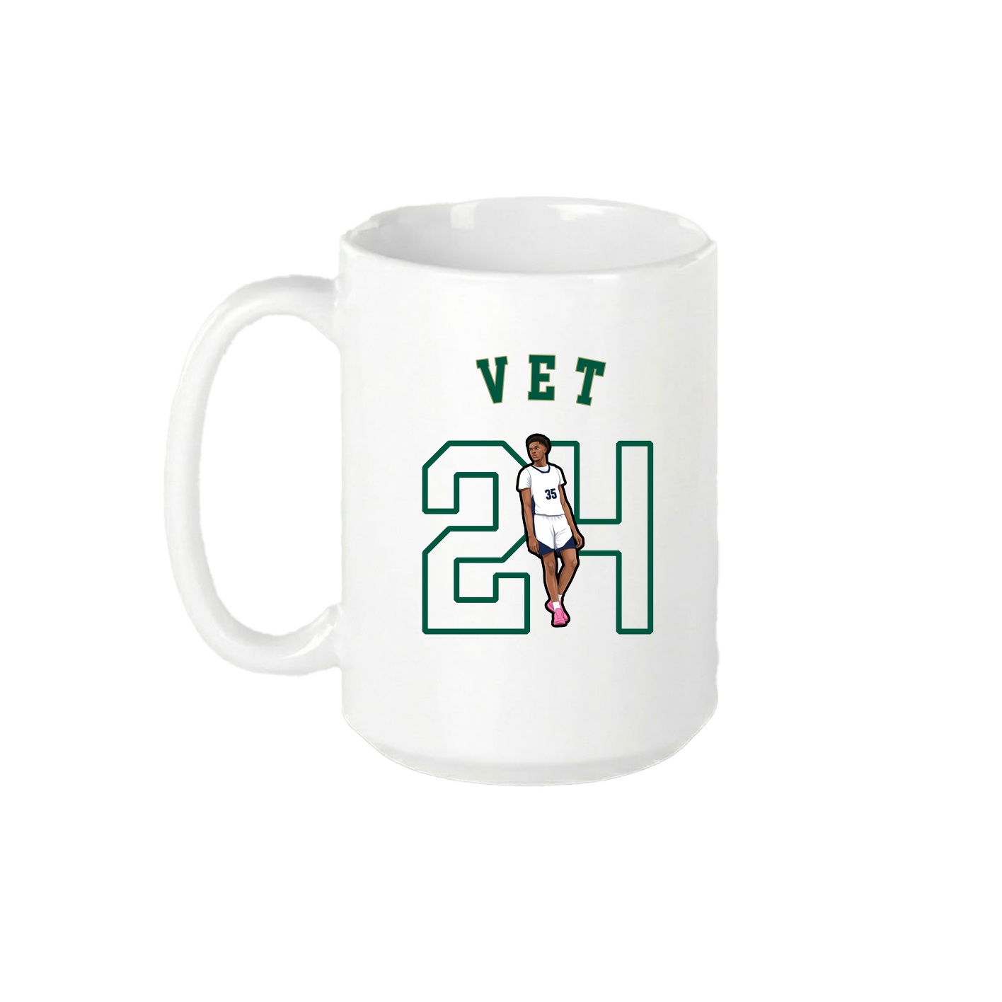 15oz Coffee Mug — Shirsey Arch in White
