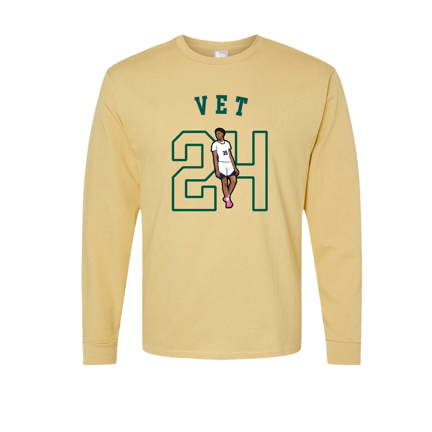 Long Sleeve Tee — Shirsey Arch in Vegas Gold
