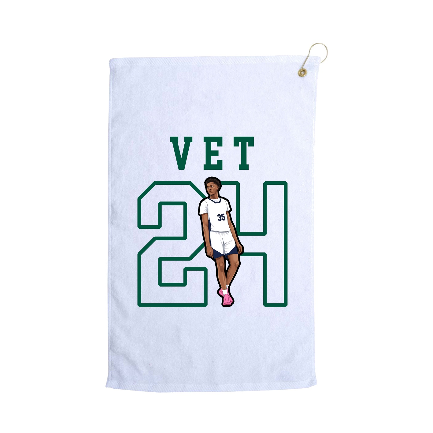 Golf Towel — Shirsey in White