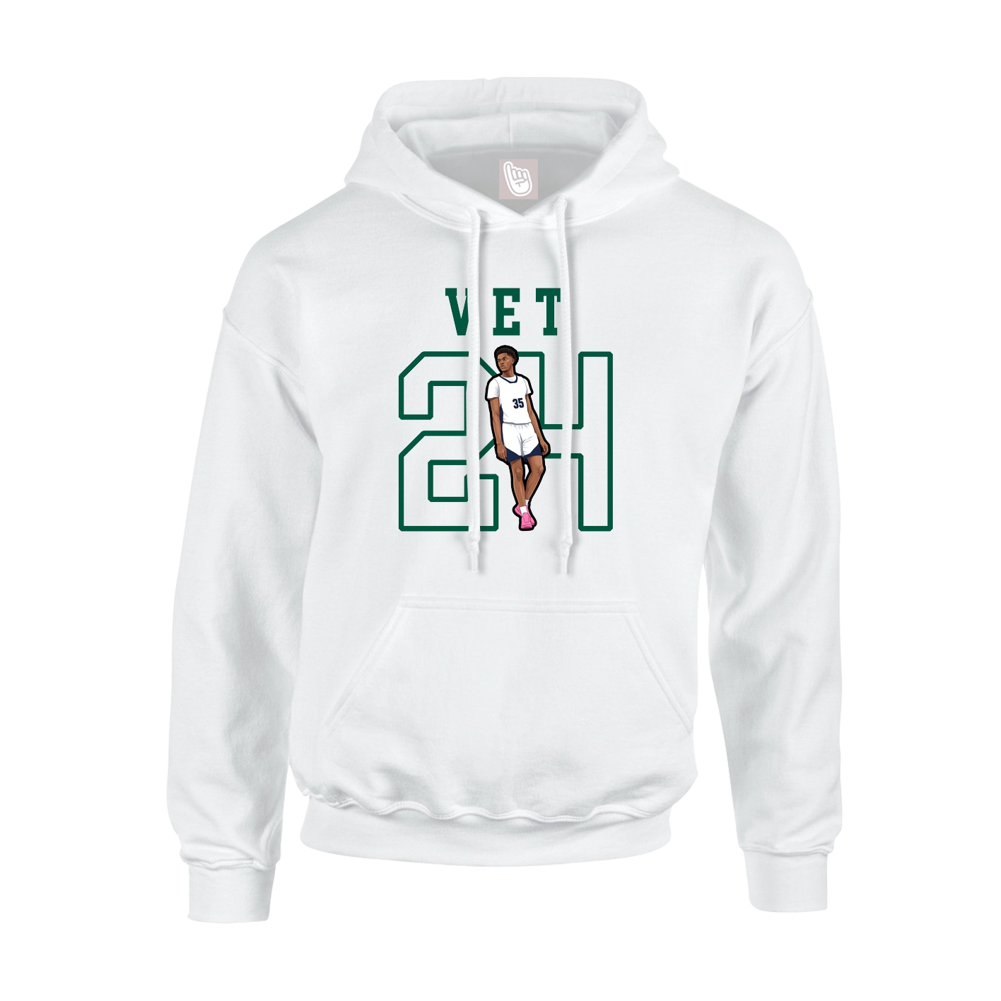 Youth Hoodie — Shirsey in White