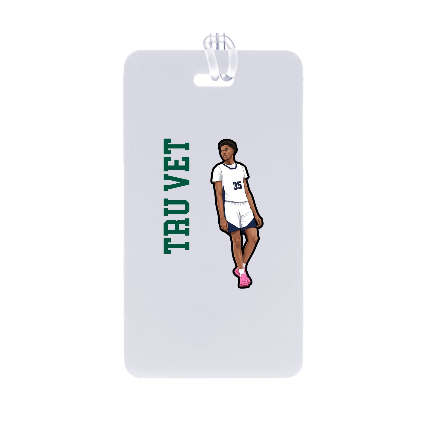 Bag Tag — Name Vertical in Classic