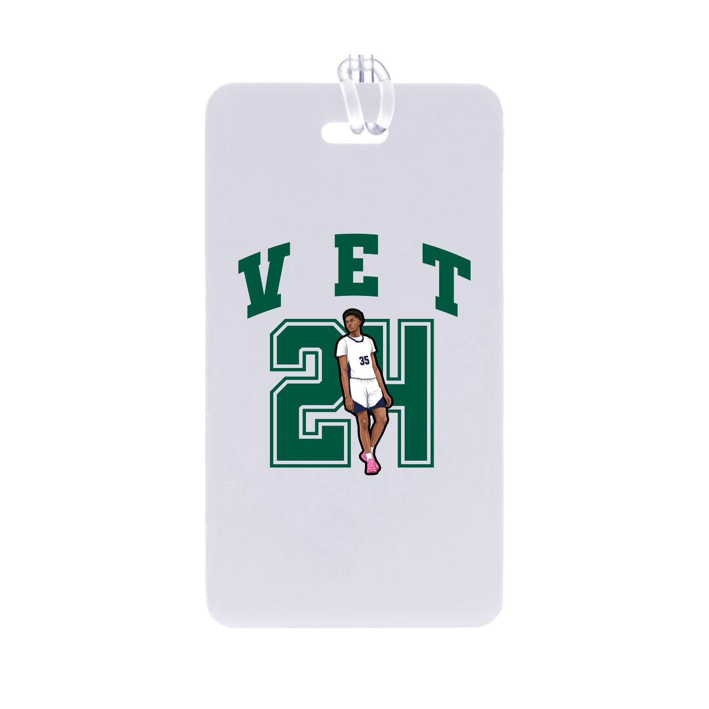 Bag Tag — Number in Classic