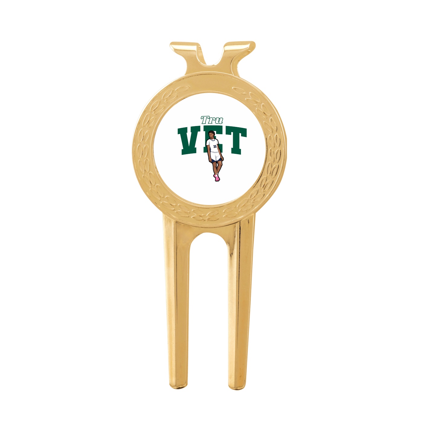 Divot Tool with Ball Marker — Name Arch in Classic