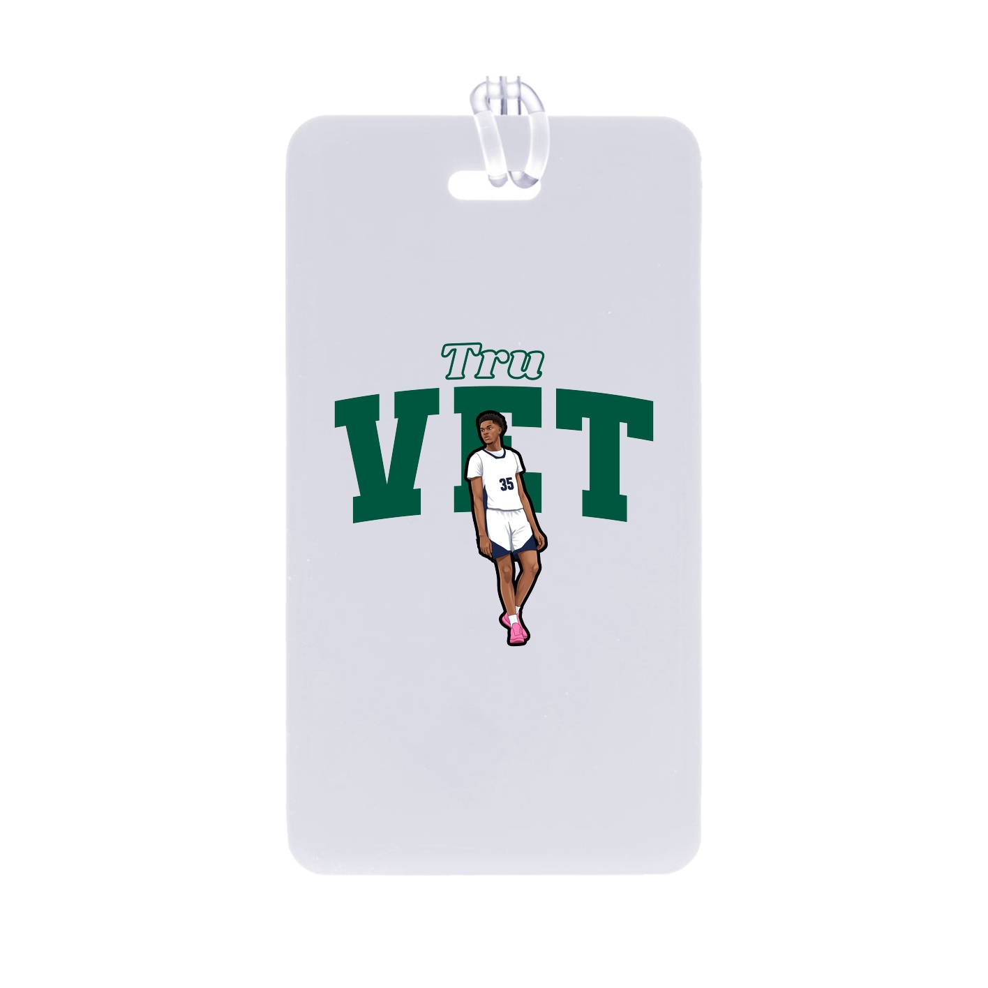 Bag Tag — Name Arch in Classic