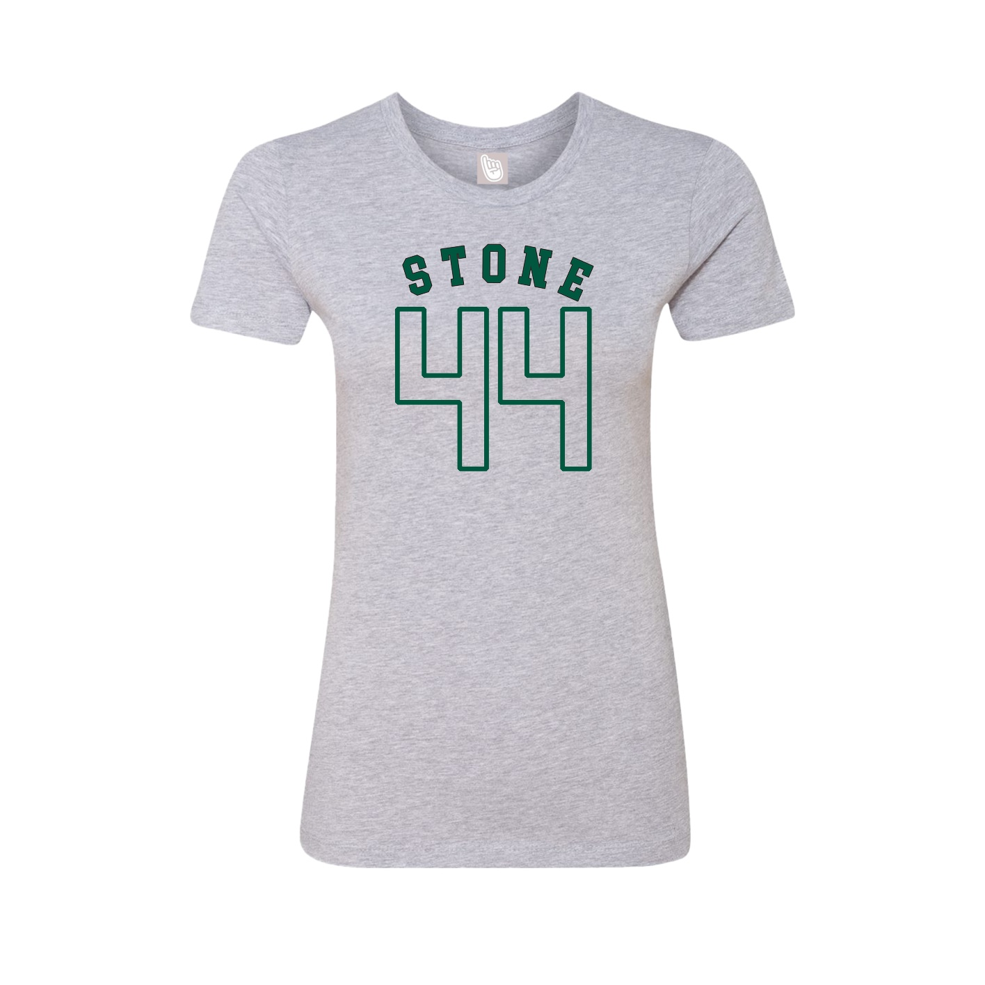 Fitted Women's Tee — Shirsey Arch in Grey