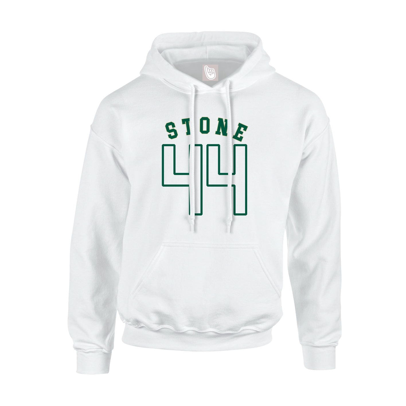 Youth Hoodie — Shirsey Arch in White