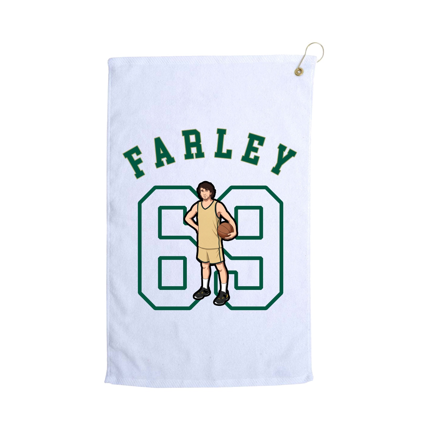 Golf Towel — Shirsey Arch in White