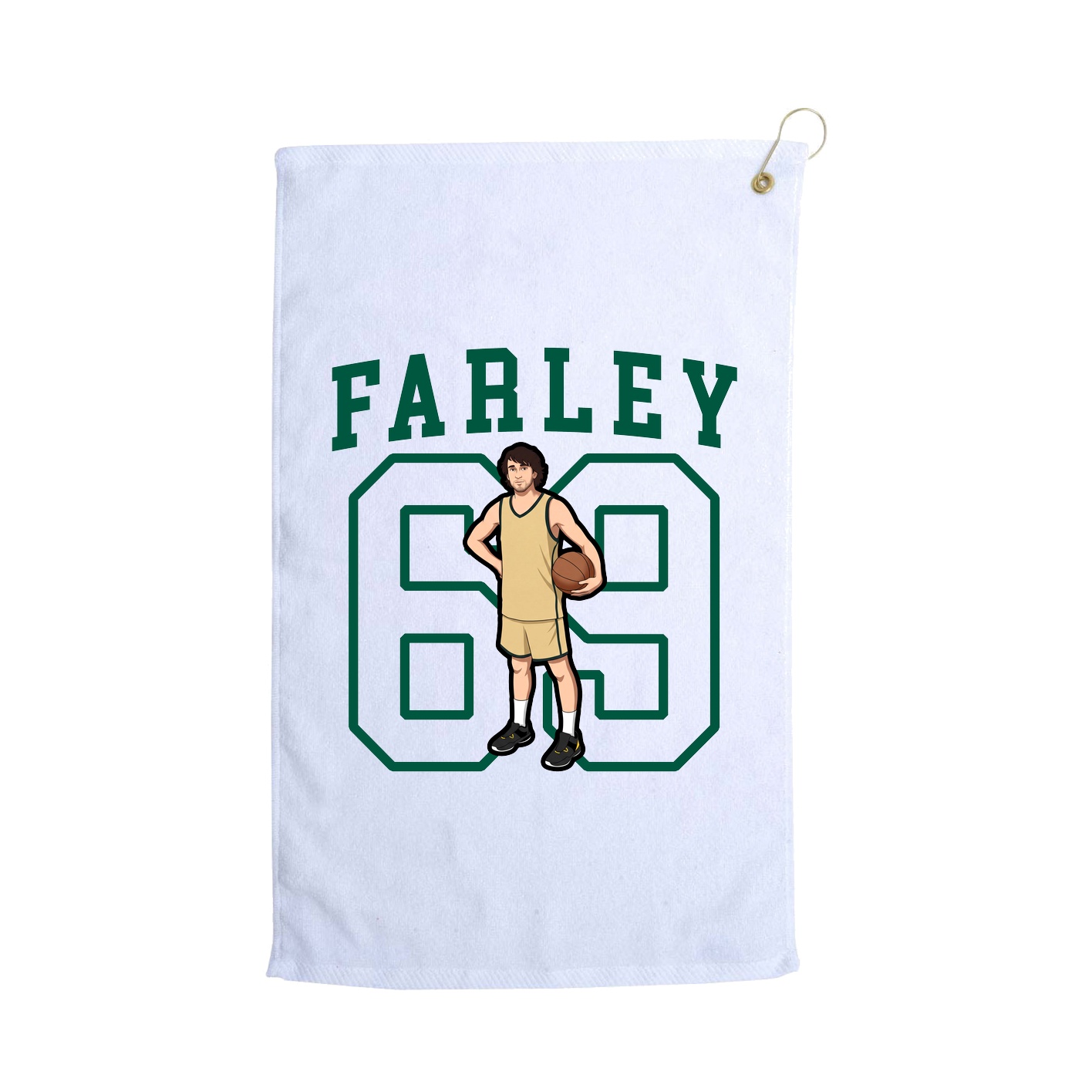Golf Towel — Shirsey in White