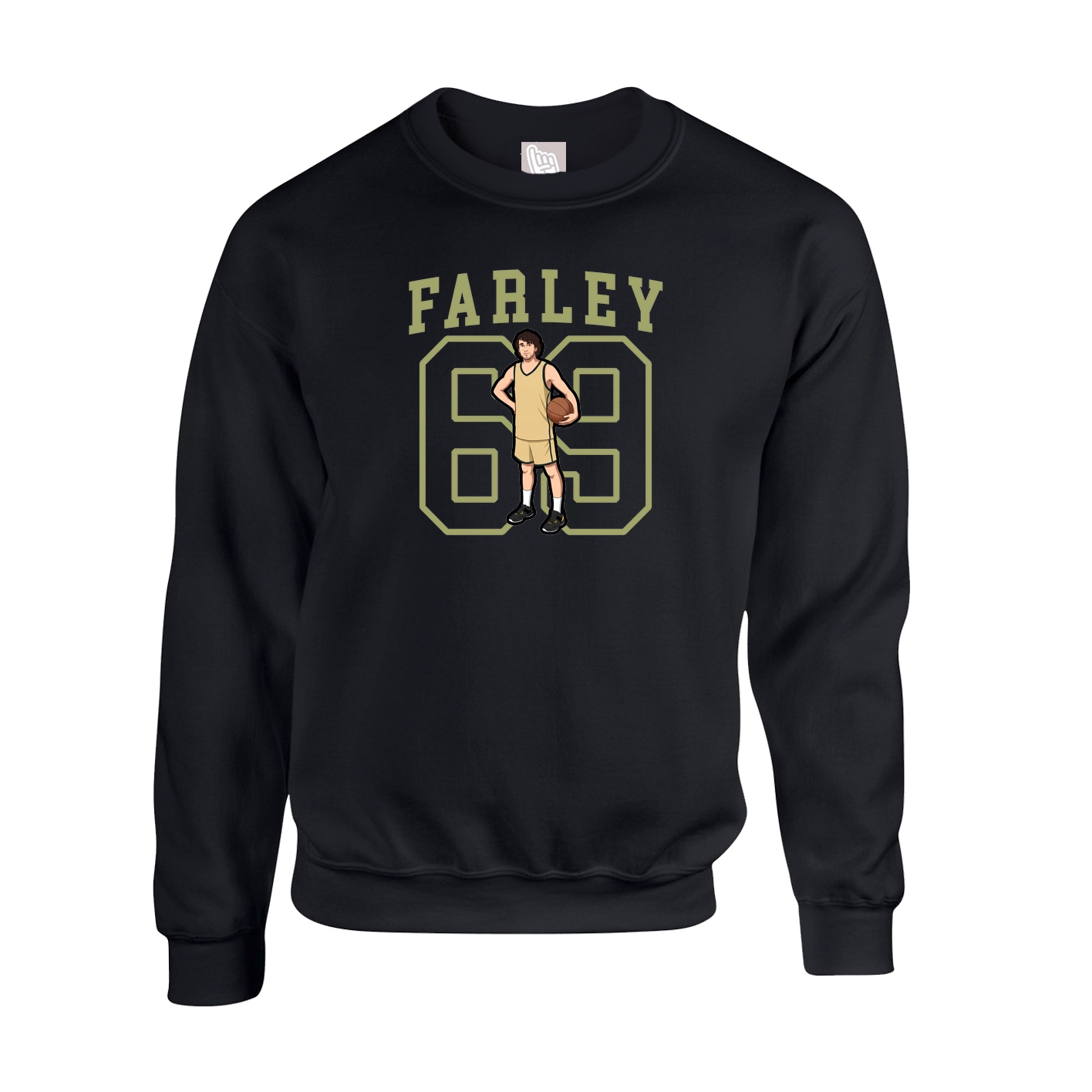 Fleece Crew — Shirsey in Black