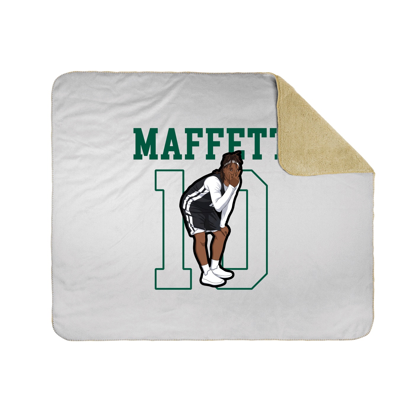 50x60 Sherpa Lined Throw Blanket