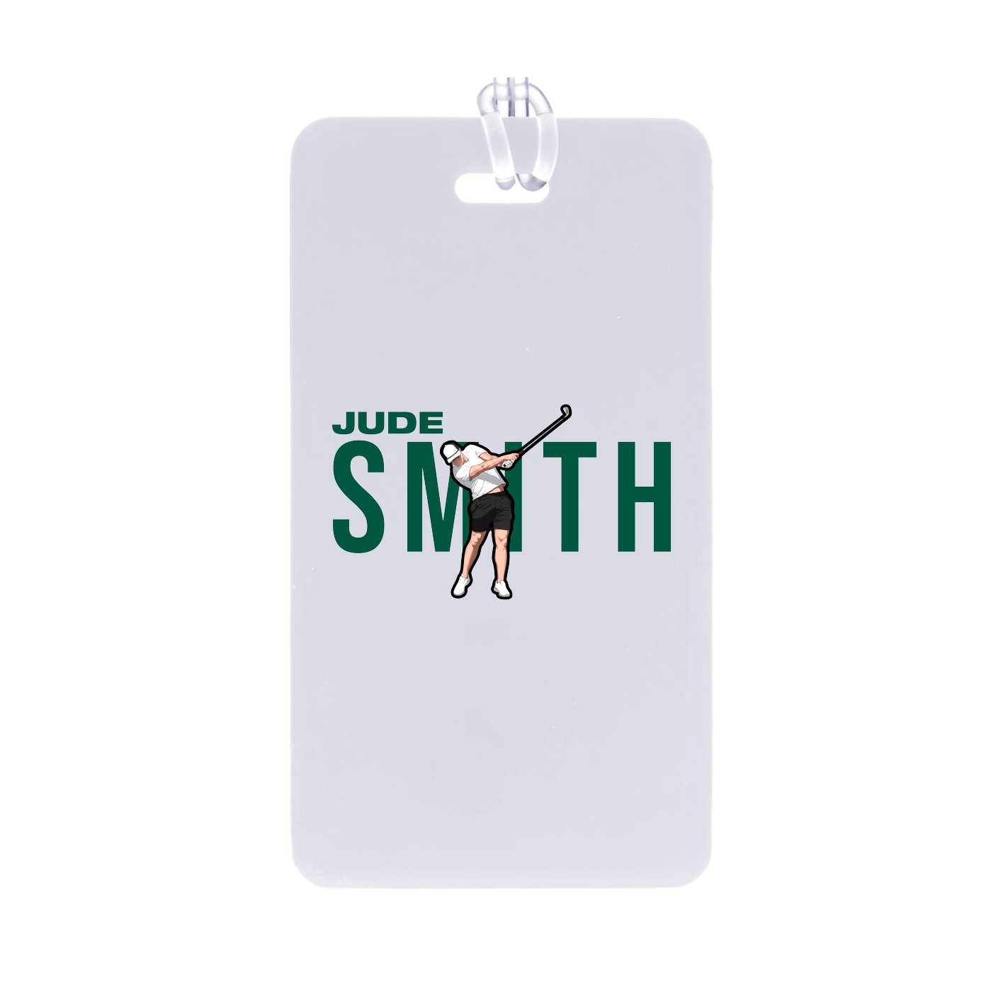 Bag Tag — Player Name in Classic