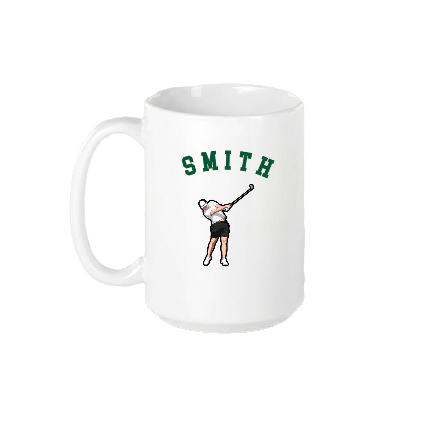 15oz Coffee Mug — Shirsey Arch in White