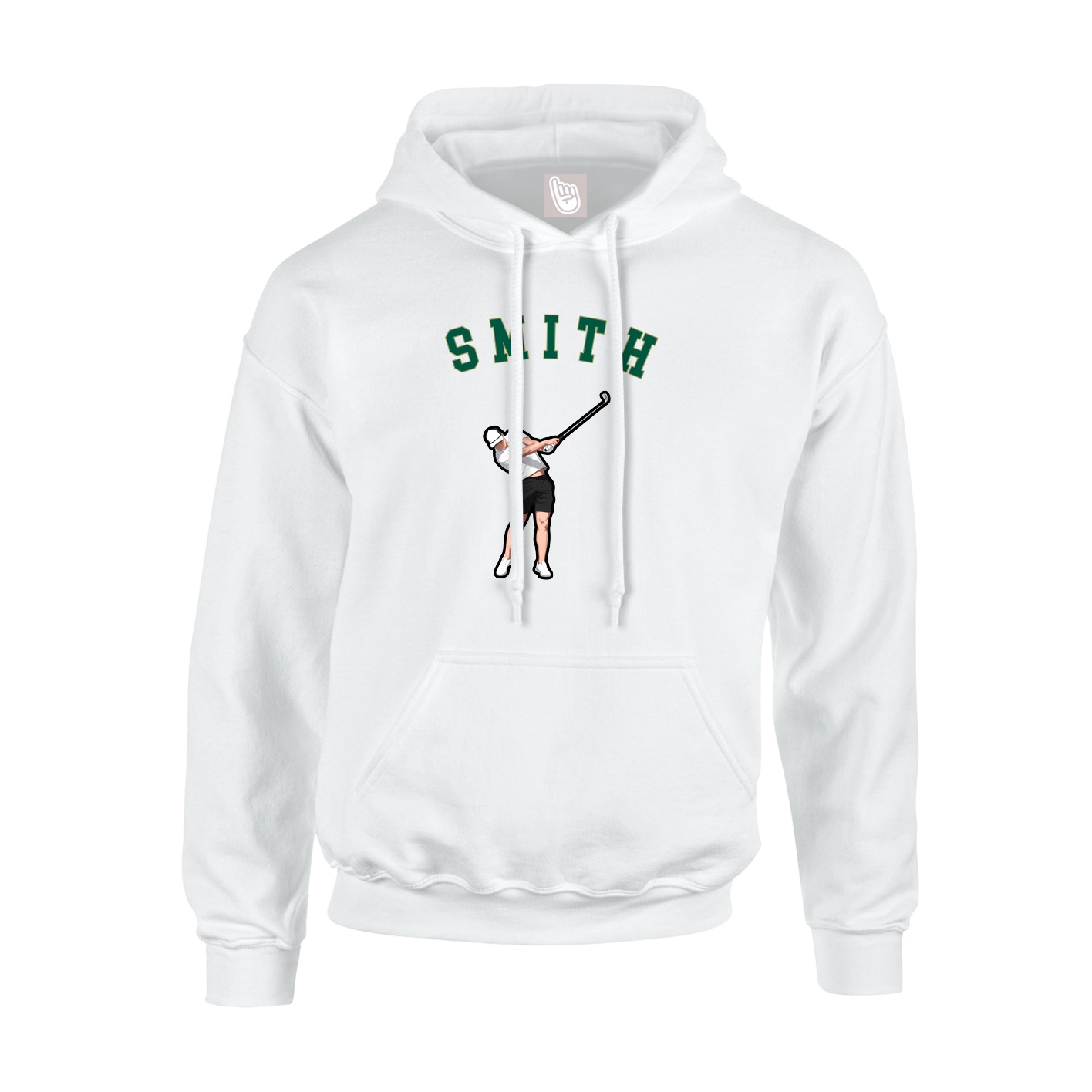 Youth Hoodie — Shirsey Arch in White