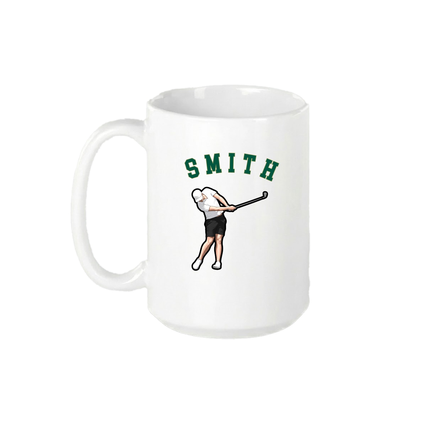 15oz Coffee Mug — Shirsey Arch in White