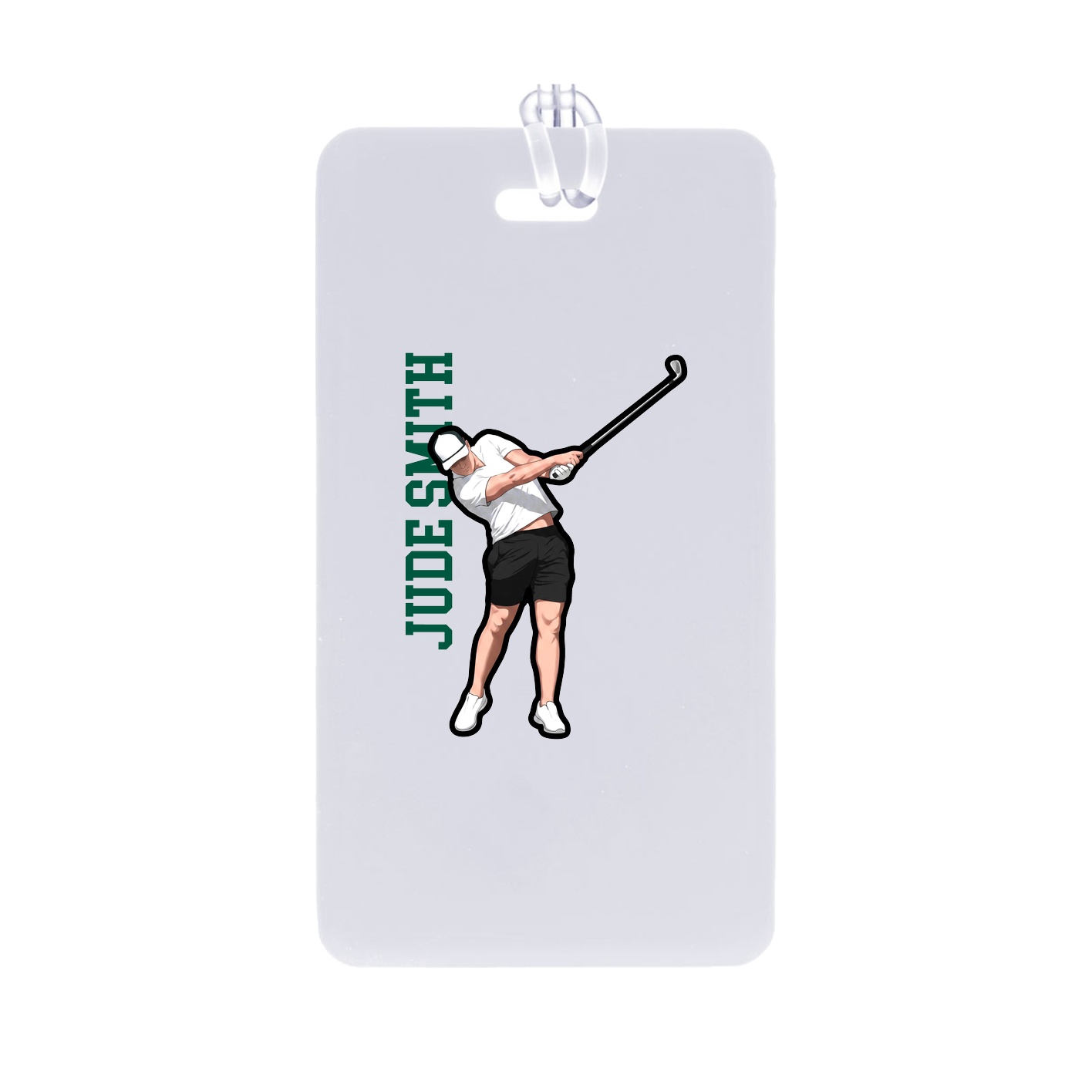 Bag Tag — Name Vertical in Classic