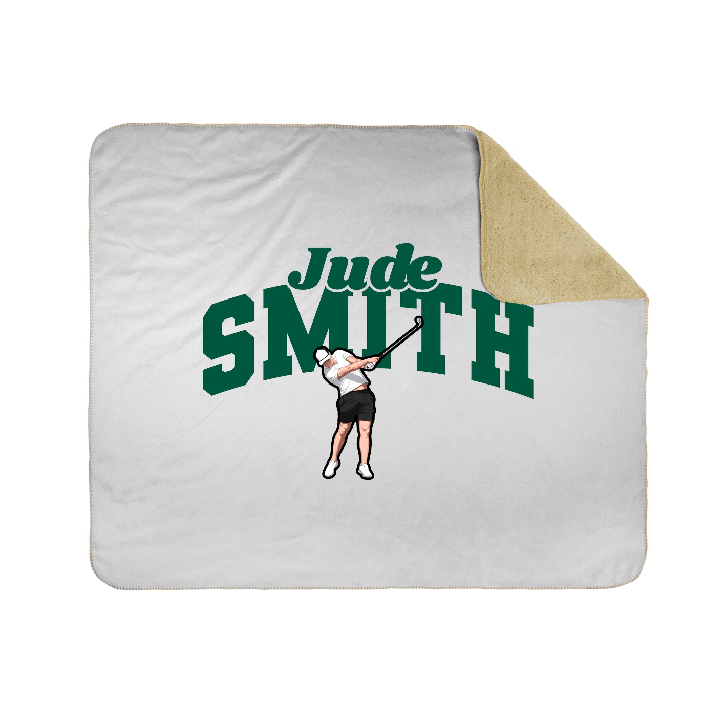 Throw Blanket — Signature Arch in White