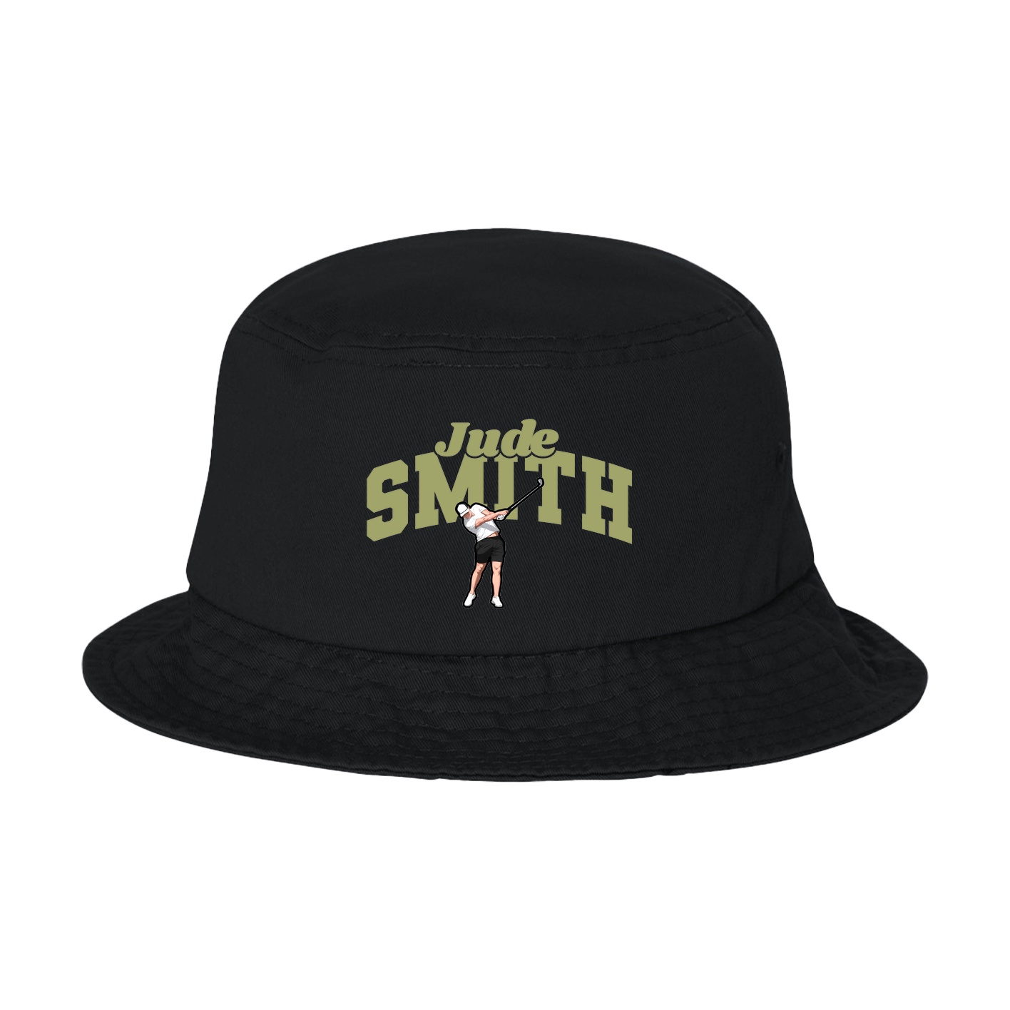 Bucket Cap — Signature Arch in Black