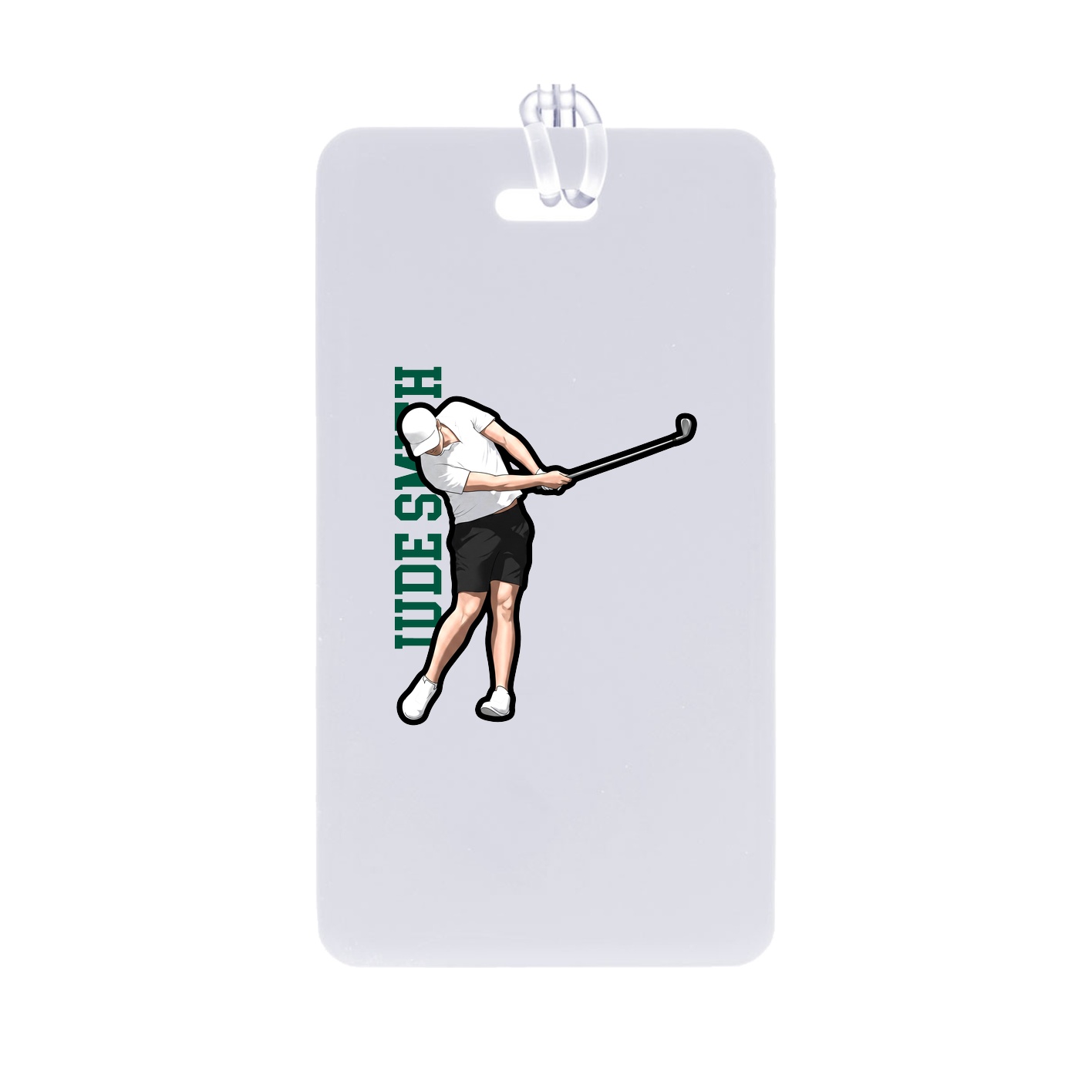 Bag Tag — Name Vertical in Classic