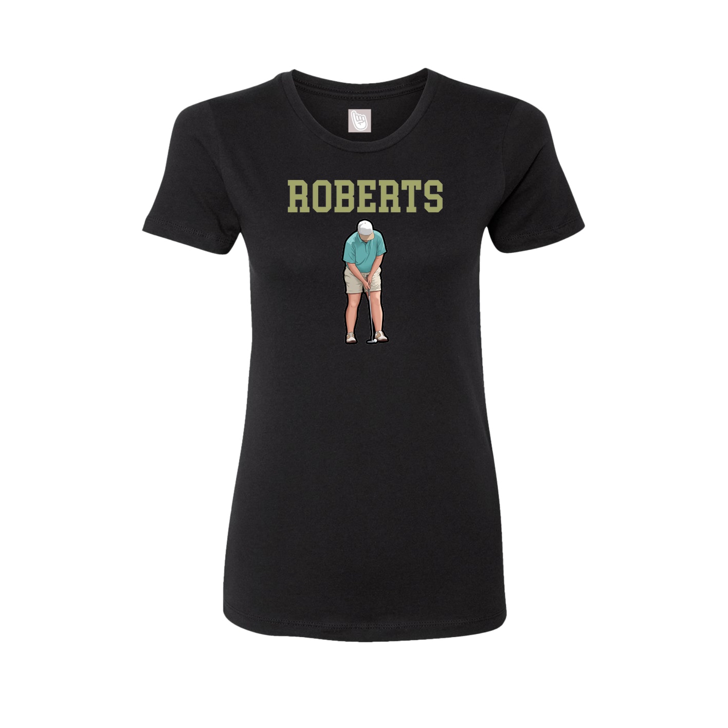 Fitted Women's Tee — Shirsey in Black