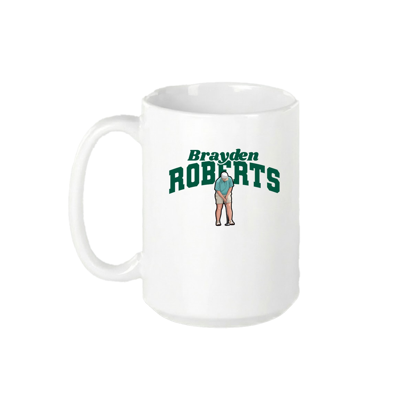 15oz Coffee Mug — Signature Arch in White
