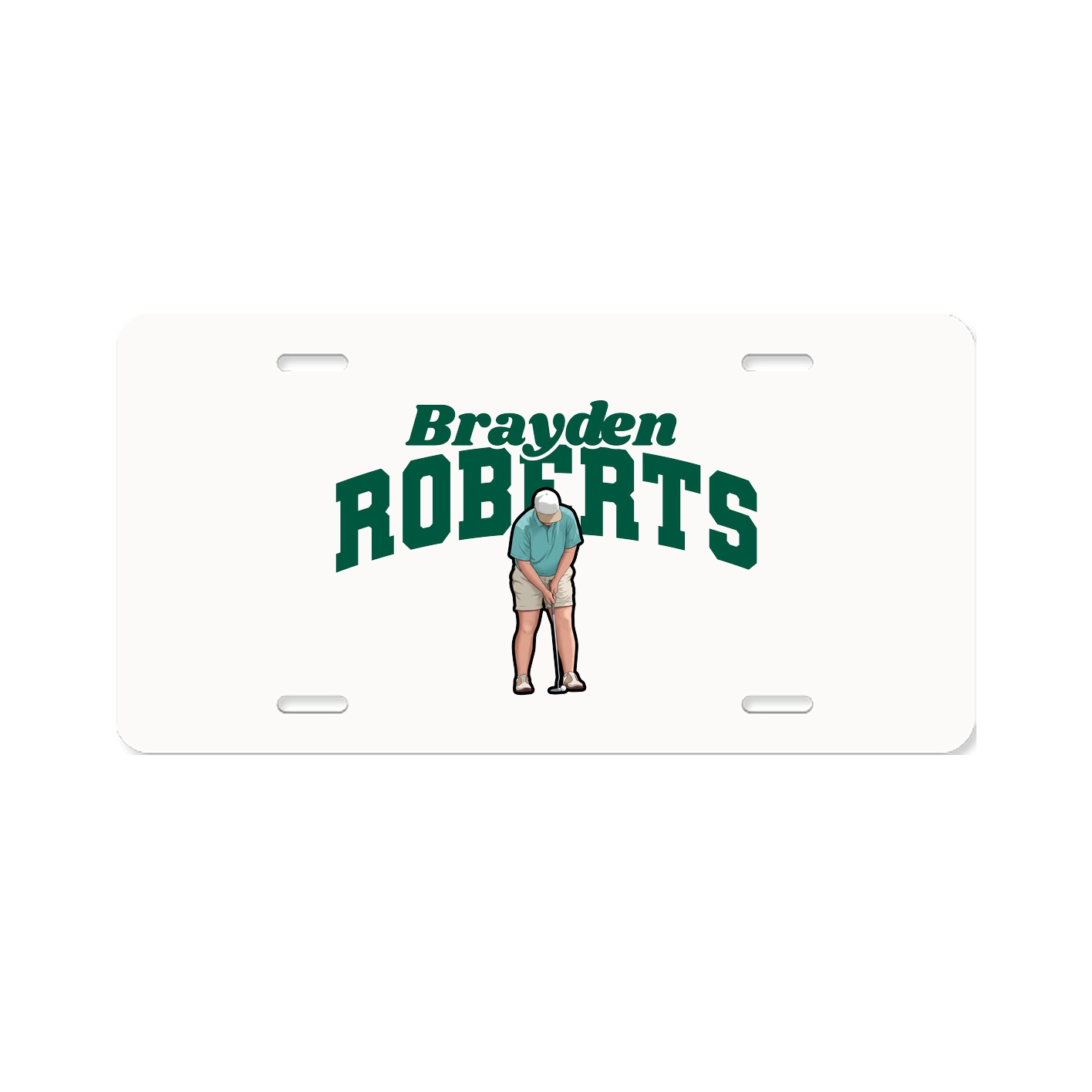 License Plate — Signature Arch in Classic