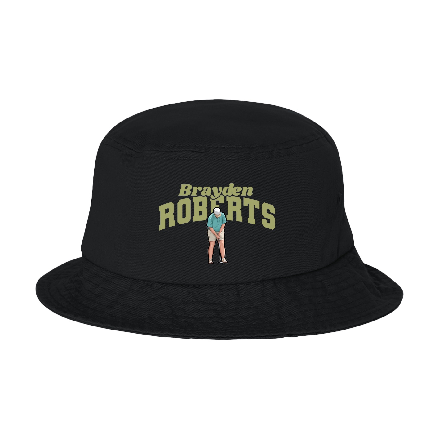 Bucket Cap — Signature Arch in Black