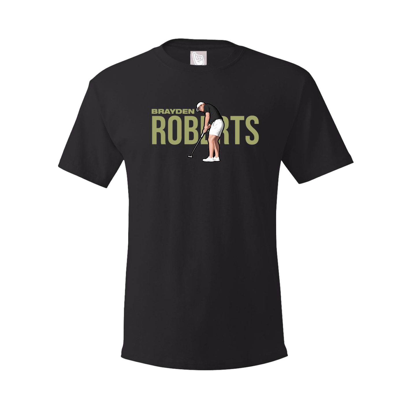 Youth Tee — Player Name in Black
